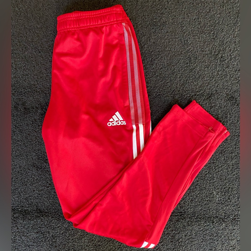 Men’s ADDIDAS Tiró track pants | Red, White